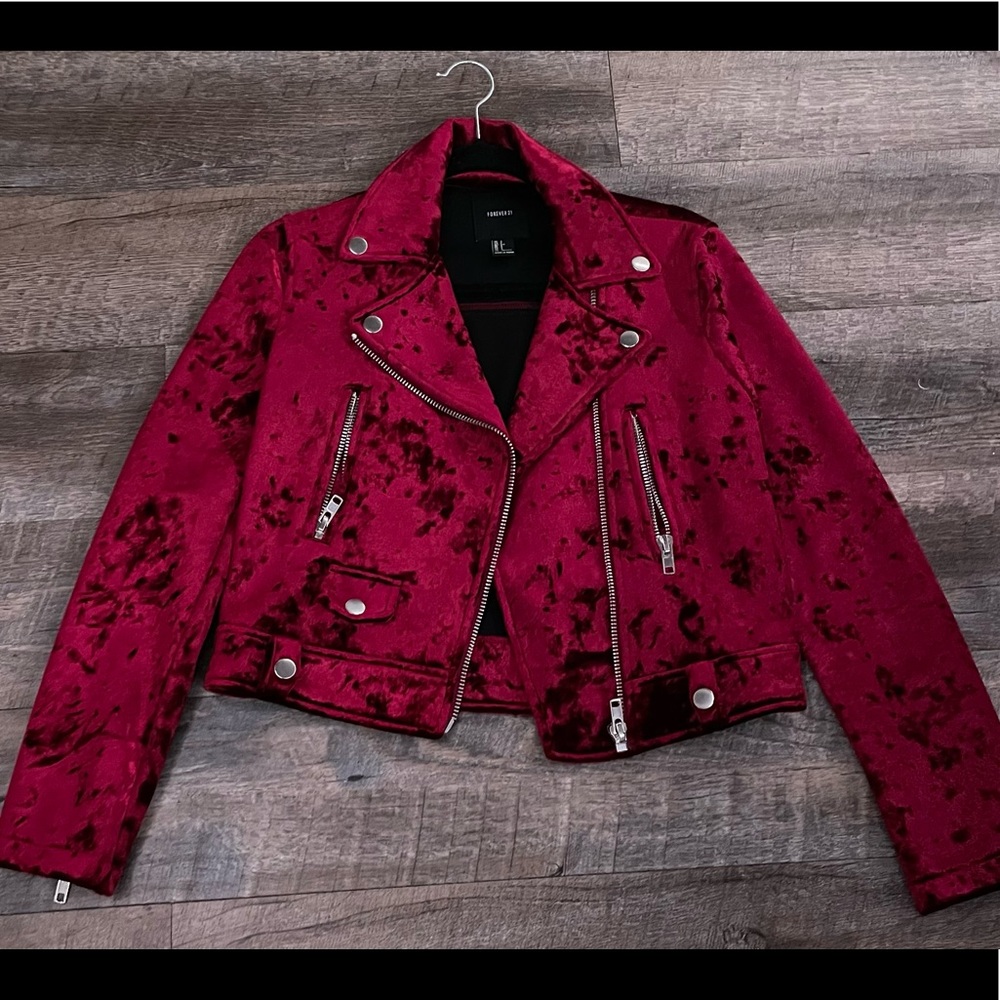 Velvet Maroon jacket